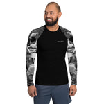 Day of the dead B&W men's Rash Guard