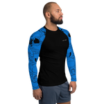 Blue Black DOTD Men's Rash Guard