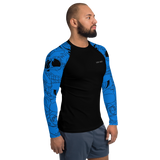 Blue Black DOTD Men's Rash Guard