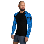 Blue Black DOTD Men's Rash Guard