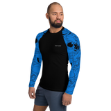 Blue Black DOTD Men's Rash Guard