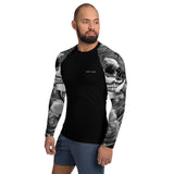 Day of the dead B&W men's Rash Guard