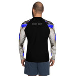 Men's Rash Guard - Purple Blue