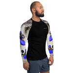 Men's Rash Guard - Purple Blue