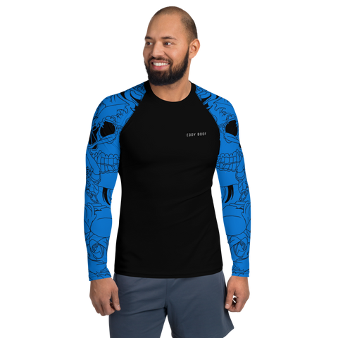 Blue Black DOTD Men's Rash Guard